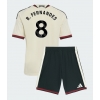 Manchester United Bruno Fernandes #8 Tredjedraktsett Barn 2026-27 Kortermet (+ Korte bukser)